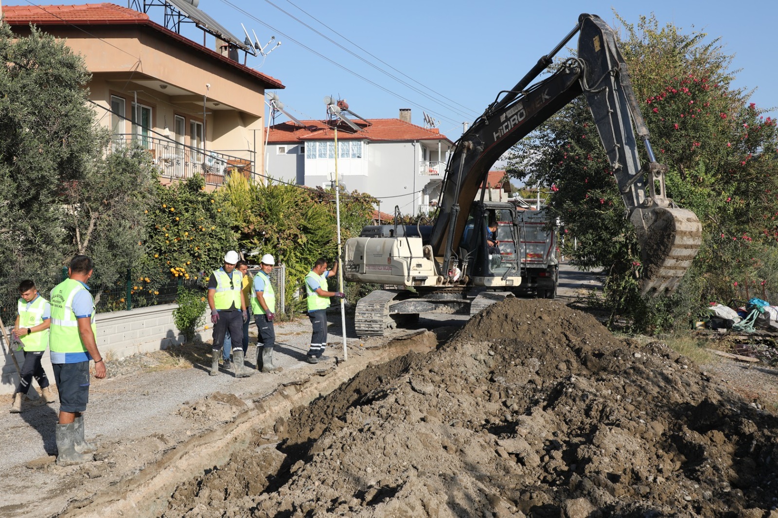 Başkan Aras Söz Verdi Kanalizasyon Çalışmaları Başladı